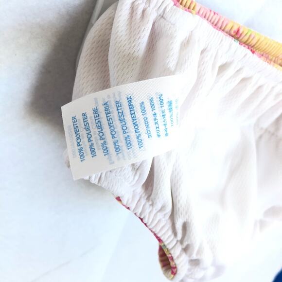 i Play. Baby Girl Snap Swim Diaper, Floral, 12m - Picture 5 of 5